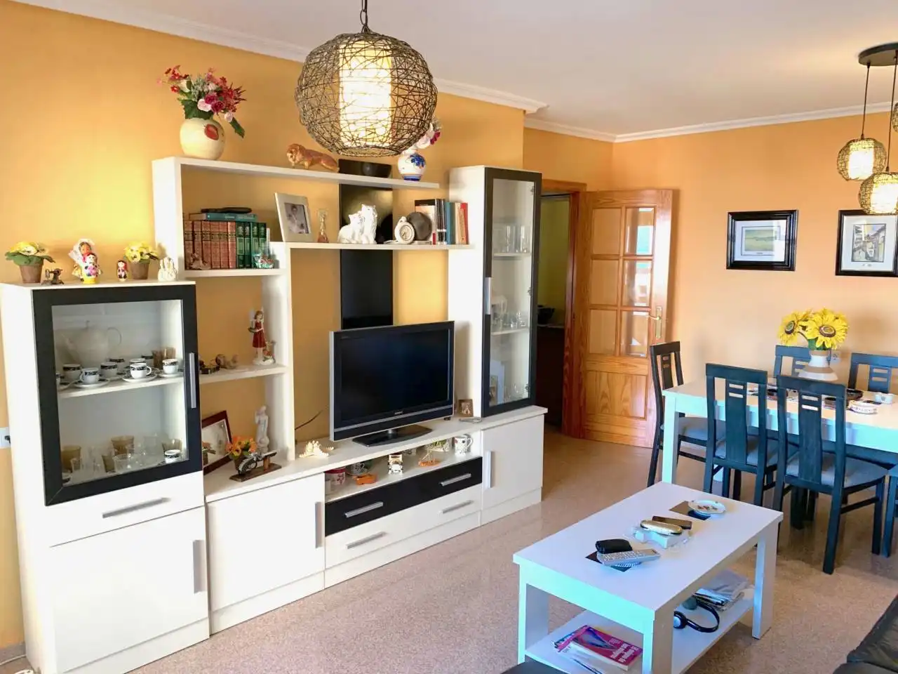 Living room of Flat for rent in El Campello  with Air Conditioner, Heating and Terrace