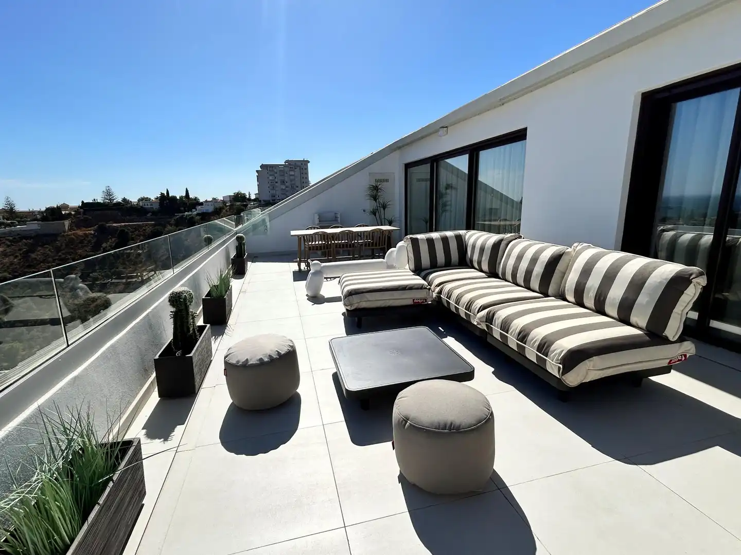 Terrasse von Dachboden zum Verkauf in Fuengirola mit Gemeinschaftspool
