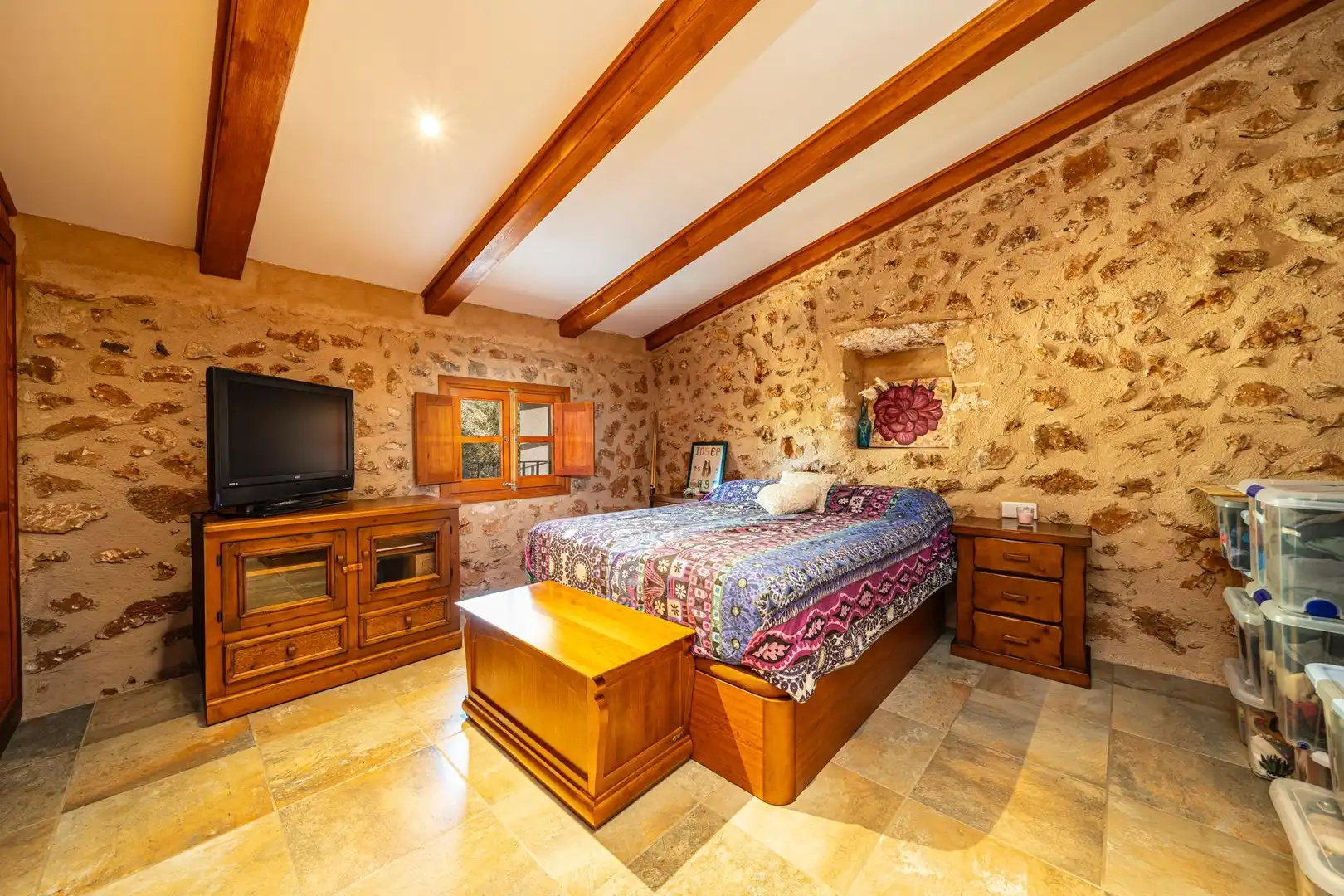 Habitación de Casa adosada en venta en Campos con Aire acondicionado, Calefacción y Jardín privado
