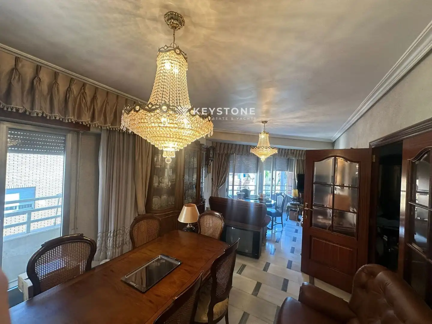 Dining room of Flat for sale in Alicante / Alacant  with Heating, Terrace and Furnished