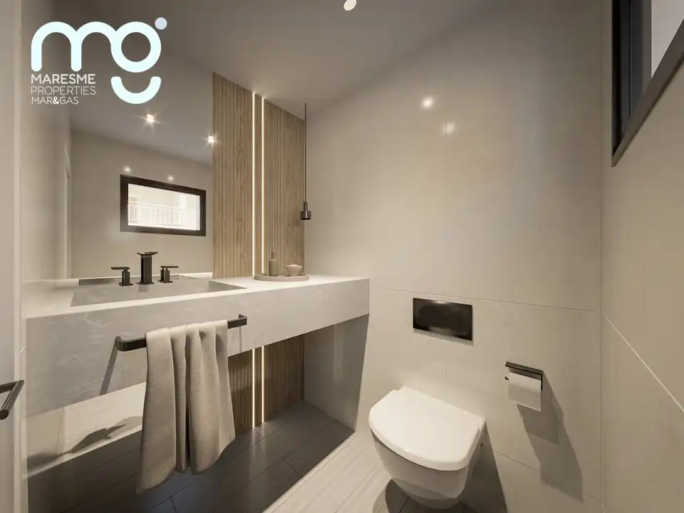 Bathroom of Detached homes for sale in El Masnou  with Air Conditioner, Heating and Private garden