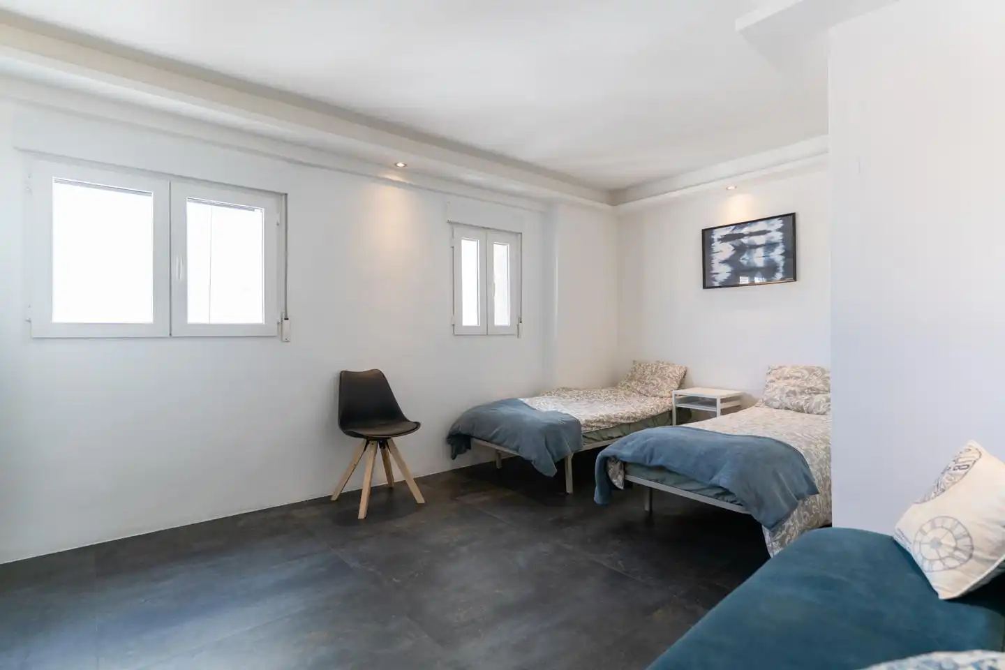 Schlafzimmer von Wohnung zum Verkauf in Santa Pola mit Klimaanlage und Terrasse