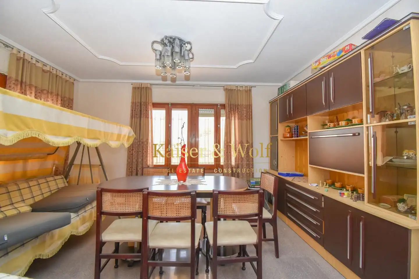 Comedor de Casa o chalet en venta en Crevillent con Aire acondicionado, Jardín privado y Terraza