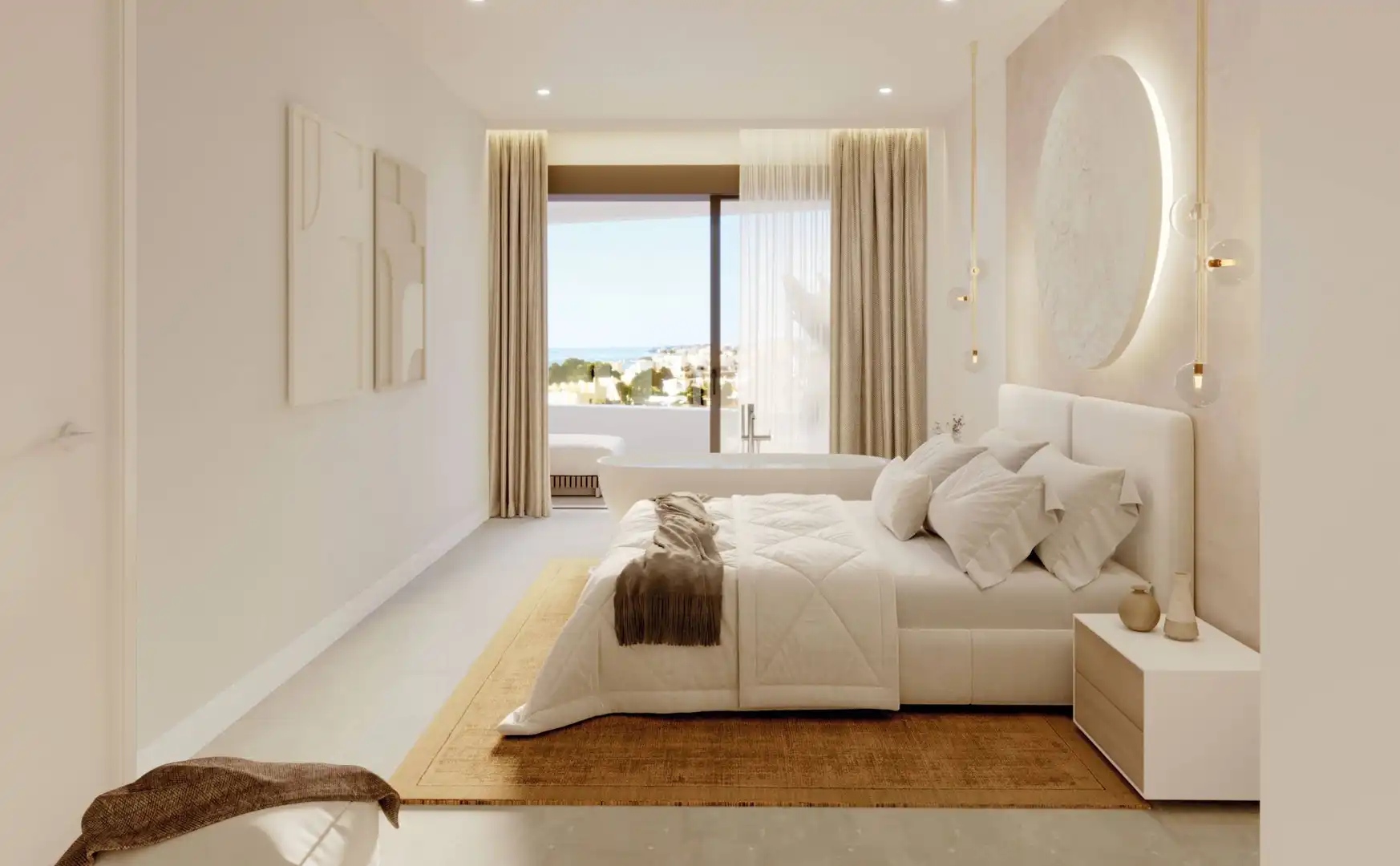 Bedroom of Detached homes for sale in Fuengirola  with Air Conditioner, Heating and Private garden