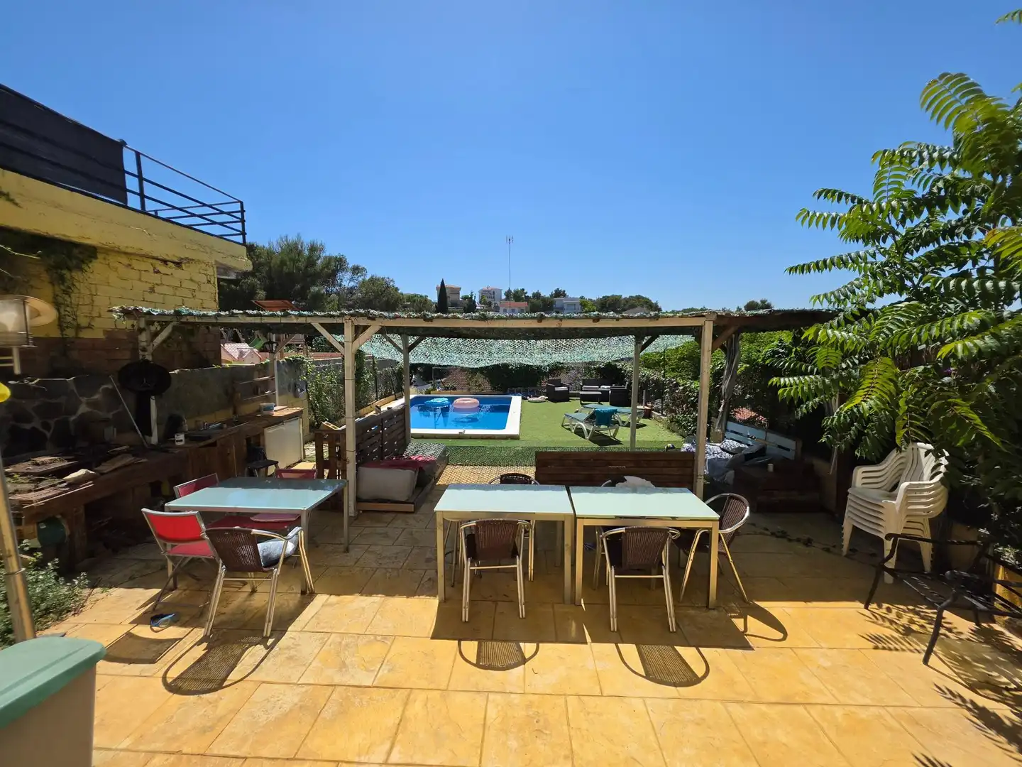 Terrace of Detached homes for sale in Sant Pere de Ribes  with Terrace and Swimming Pool