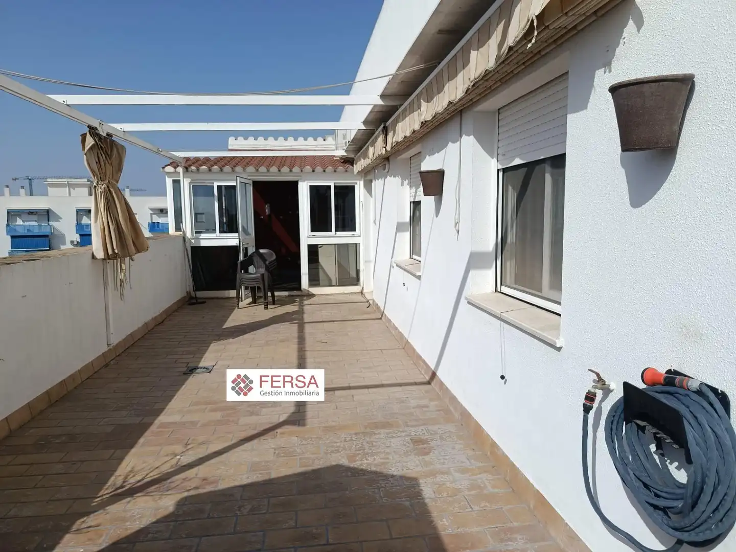 Terraza de Ático de alquiler en El Puerto de Santa María con Aire acondicionado, Terraza y Amueblado