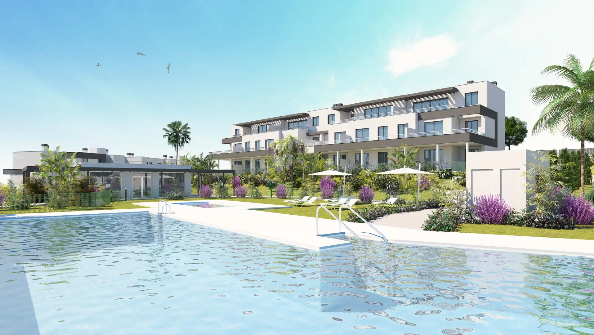 Piscina de Apartamento en venta en Marbella con Aire acondicionado, Terraza y Piscina