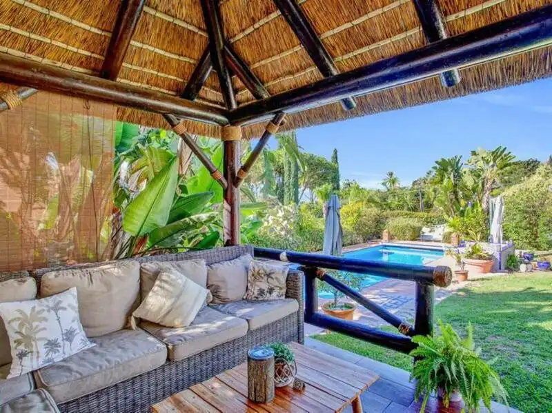 Terrassa de Casa o xalet de lloguer en Marbella amb Aire condicionat, Jardí privat i Terrassa