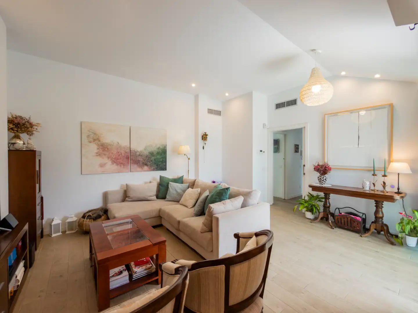 Sala d'estar de Àtic en venda en Torrelodones amb Aire condicionat, Calefacció i Terrassa