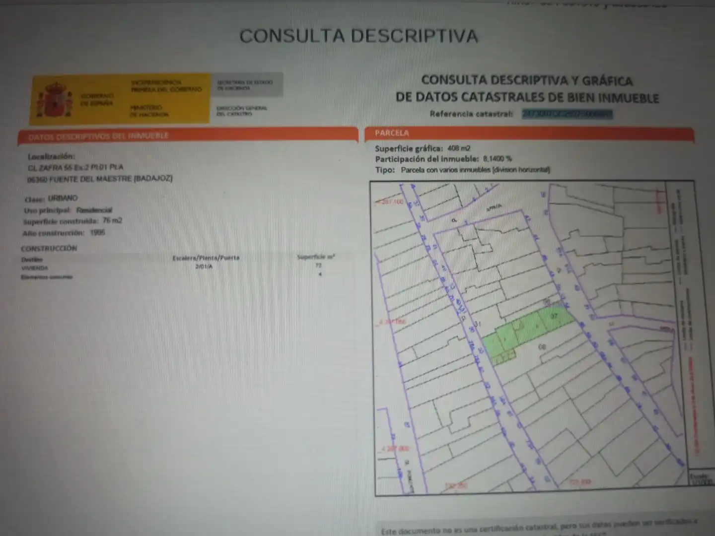 Pis en venda en Fuente del Maestre amb Aire condicionat i Balcó