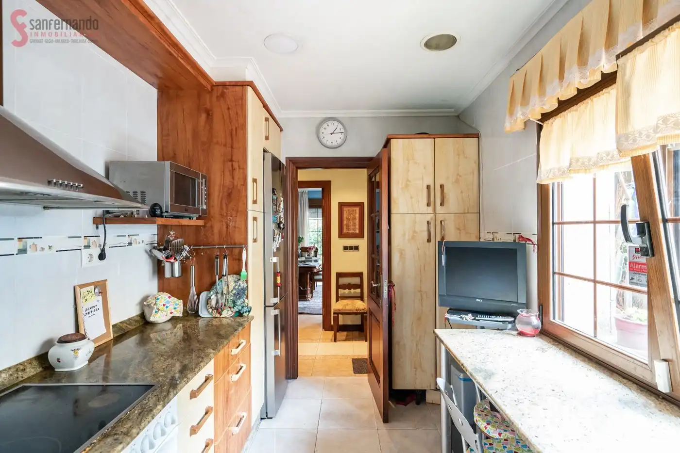 Cocina de Casa o chalet en venta en Torrelavega  con Calefacción, Jardín privado y Parquet