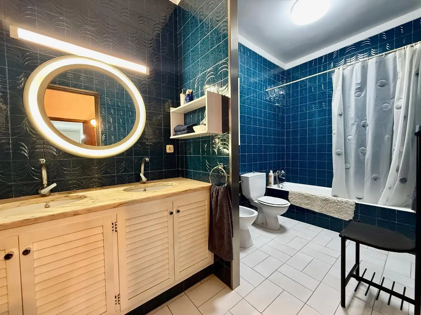 Baño de Casa o chalet en venta en La Torre de Claramunt con Aire acondicionado, Calefacción y Jardín privado
