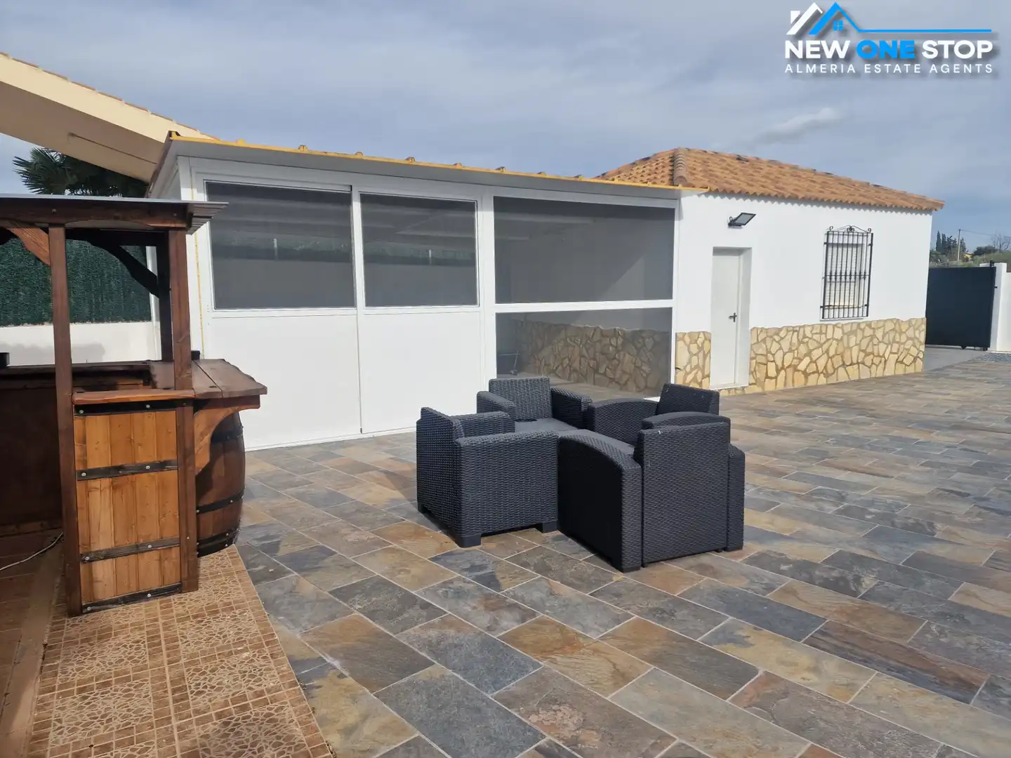 Terraza de Casa o chalet en venta en Arboleas con Aire acondicionado, Calefacción y Jardín privado