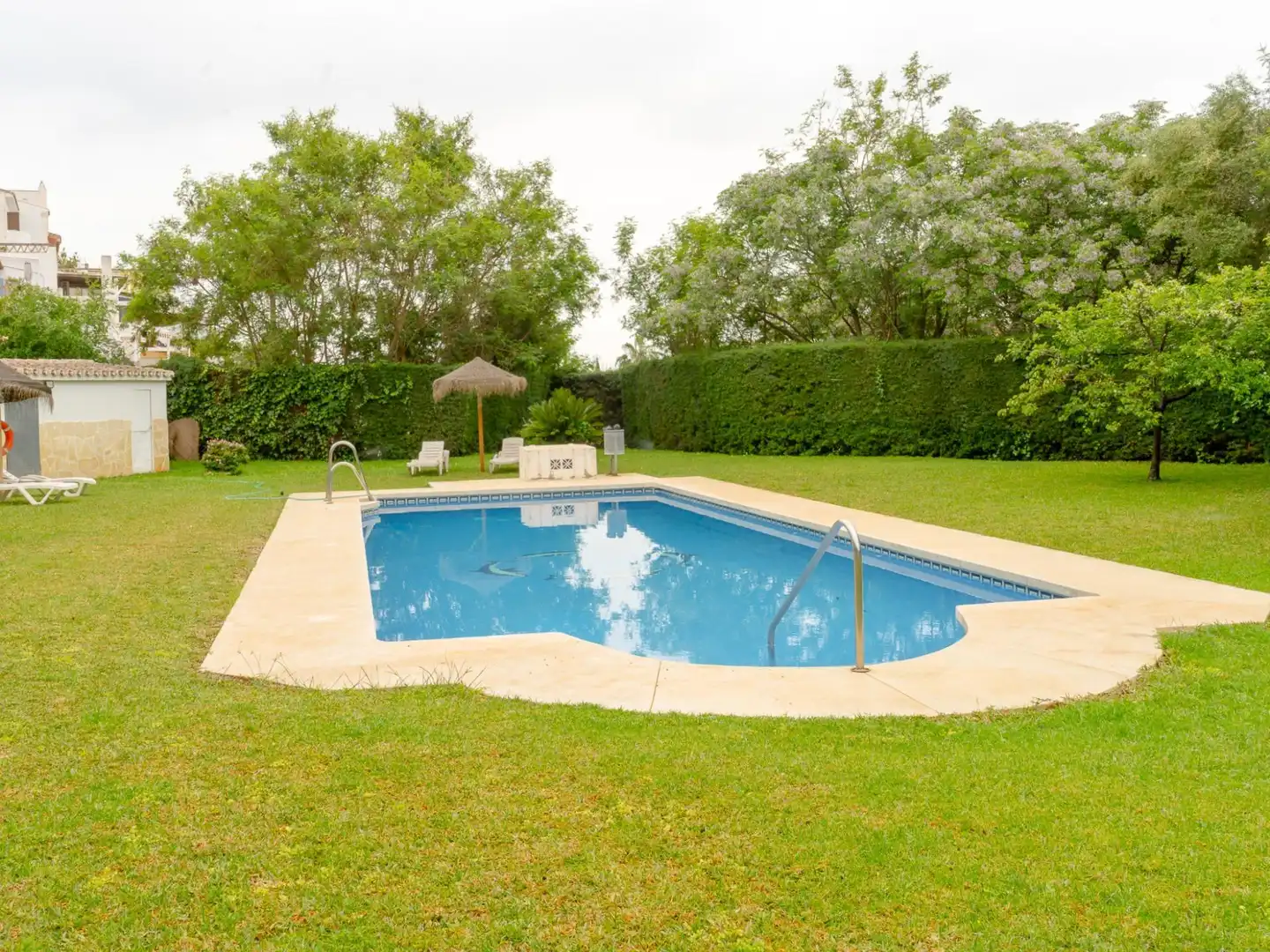 Swimming pool of Detached homes for sale in Mijas  with Air Conditioner, Heating and Private garden