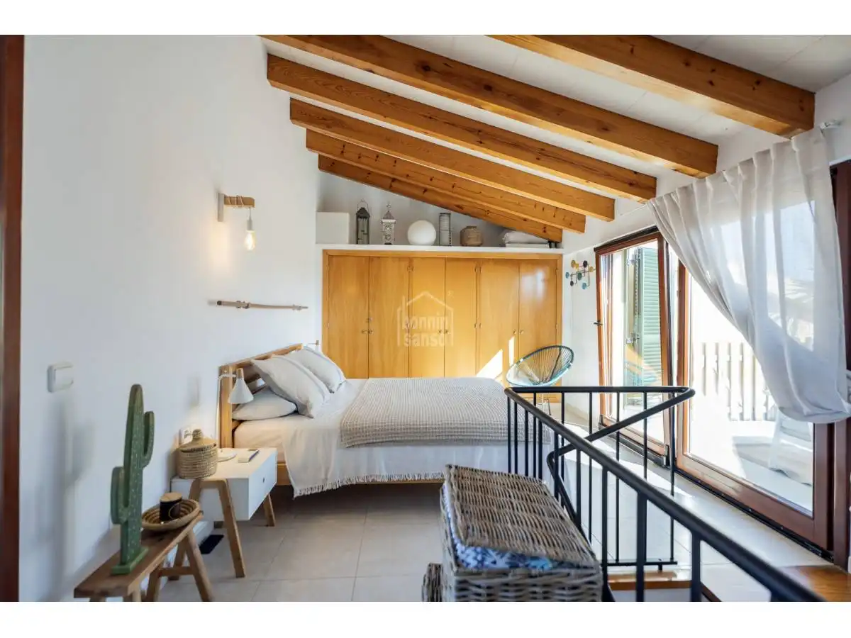 Terraza de Apartamento en venta en Es Castell con Terraza