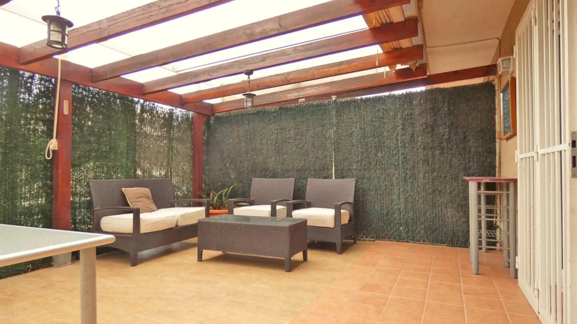 Terrassa de Planta baixa de lloguer en Sant Joan d'Alacant amb Aire condicionat, Jardí privat i Terrassa