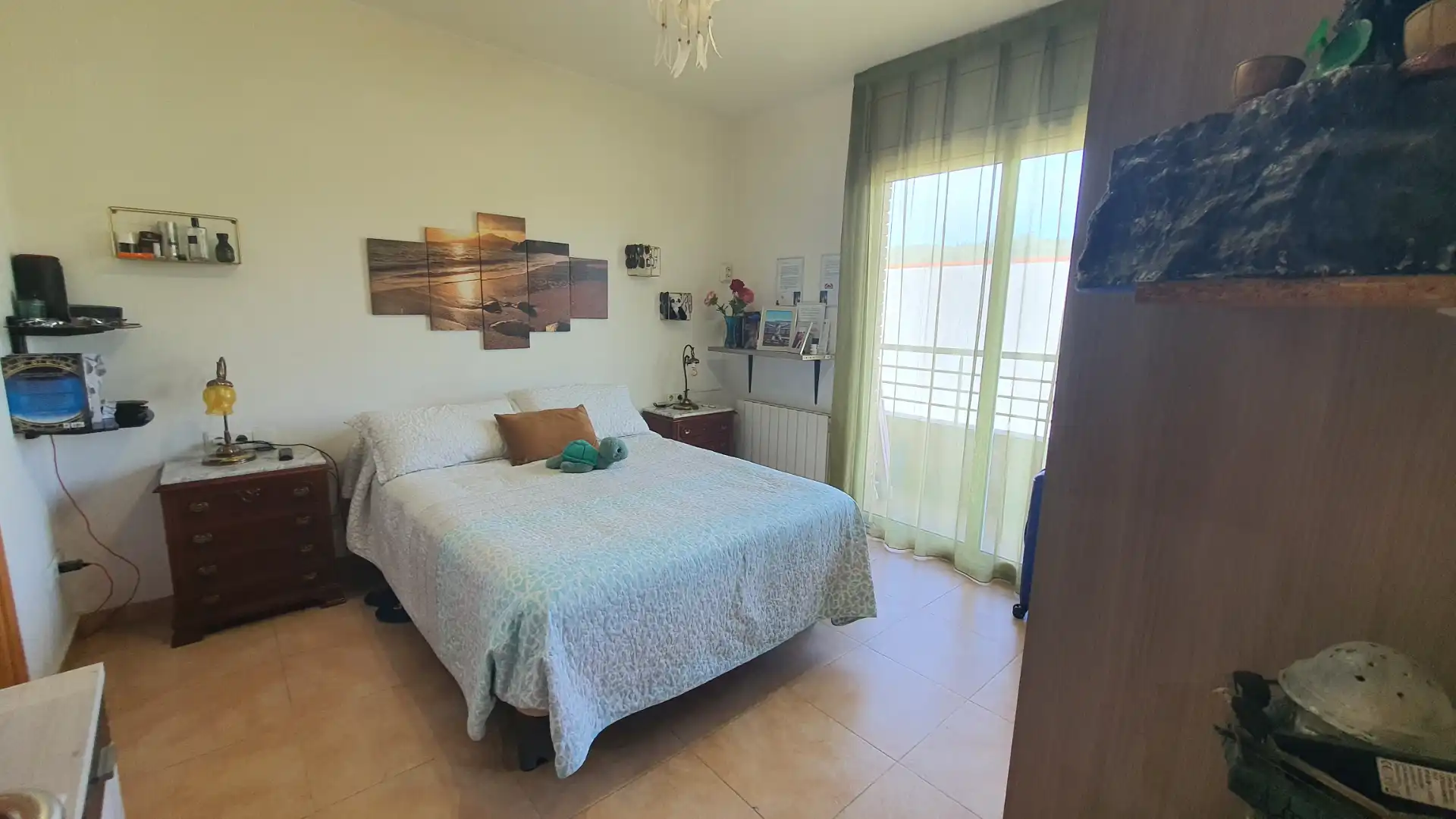 Schlafzimmer von Wohnung zum Verkauf in Sant Celoni mit Klimaanlage, Heizung und Privatgarten