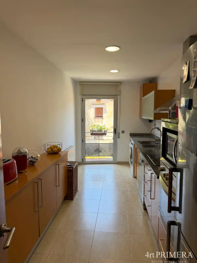 Cocina de Dúplex de alquiler en Vallromanes con Aire acondicionado, Calefacción y Parquet