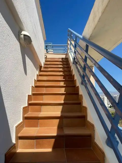 Balcony of Attic for rent in Alicante / Alacant  with Air Conditioner, Heating and Terrace