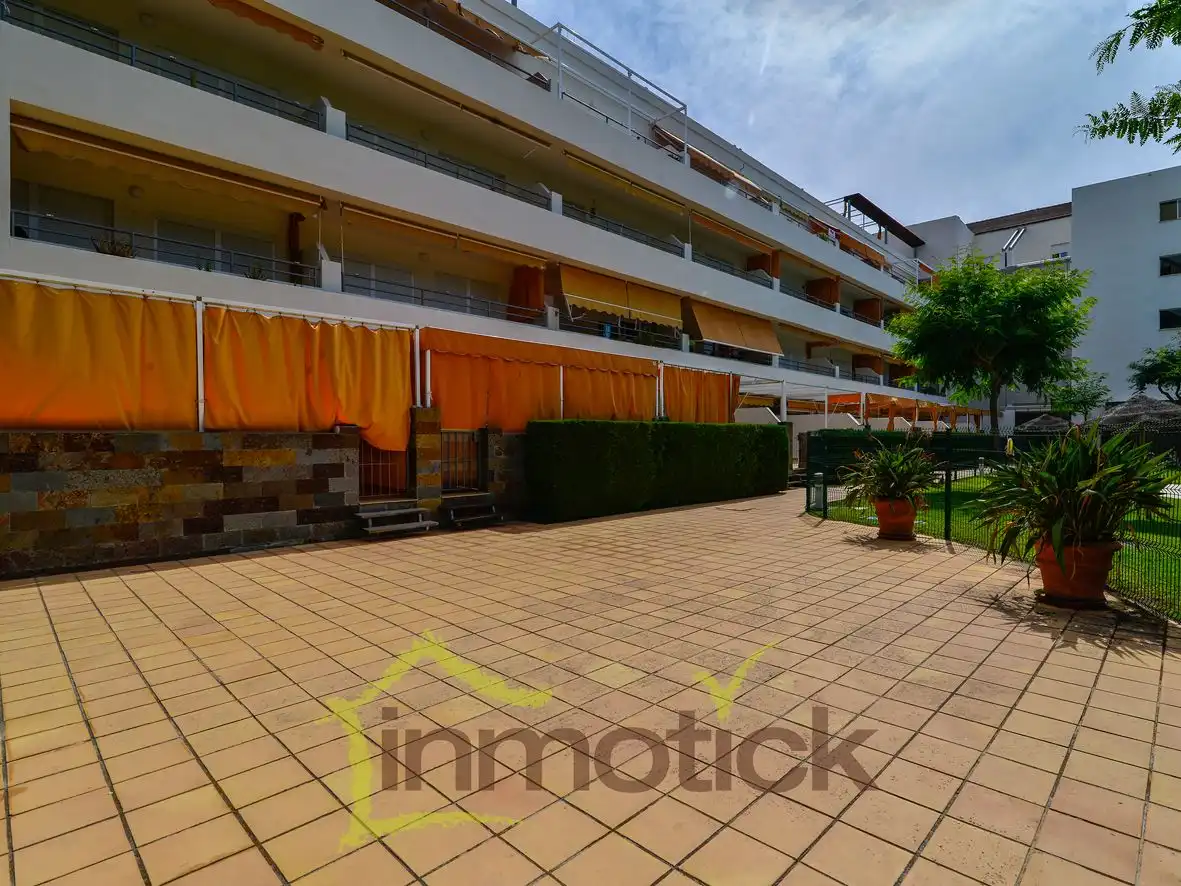 Exterior view of Flat for rent in El Portil  with Terrace, Furnished and Community pool