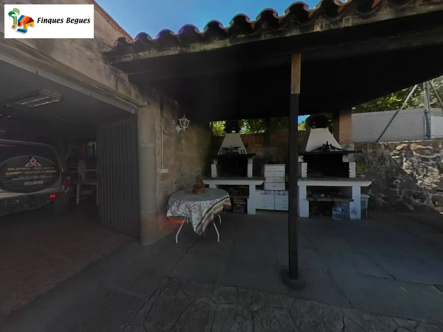 Jardí de Finca rústica en venda en Begues amb Calefacció, Jardí privat i Moblat
