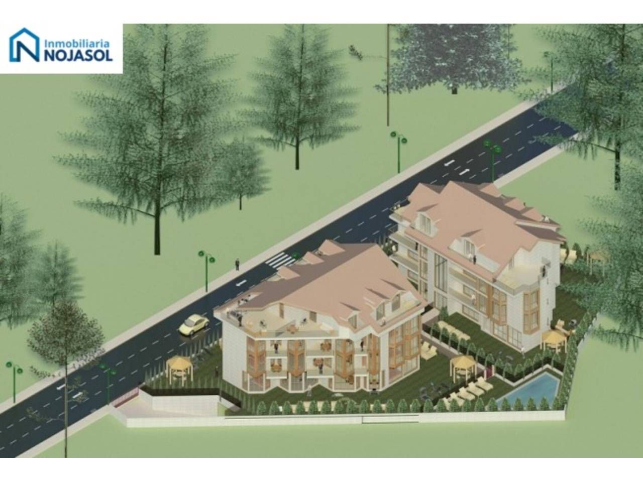 Exterior view of Flat for sale in Noja  with Heating, Terrace and Storage room