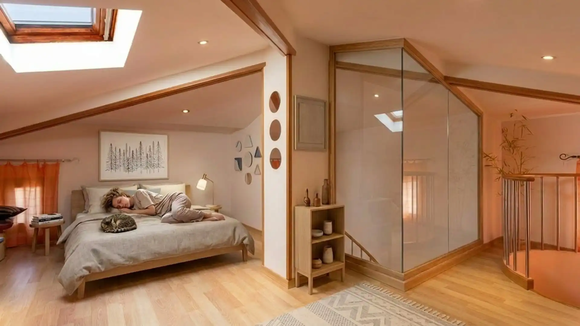Bedroom of Houses for sale in Viladecavalls  with Air Conditioner, Heating and Private garden