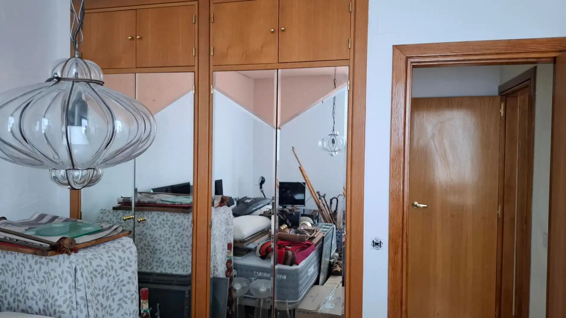 Schlafzimmer von Dachboden zum Verkauf in Madrid mit Klimaanlage, Heizung und Parkett