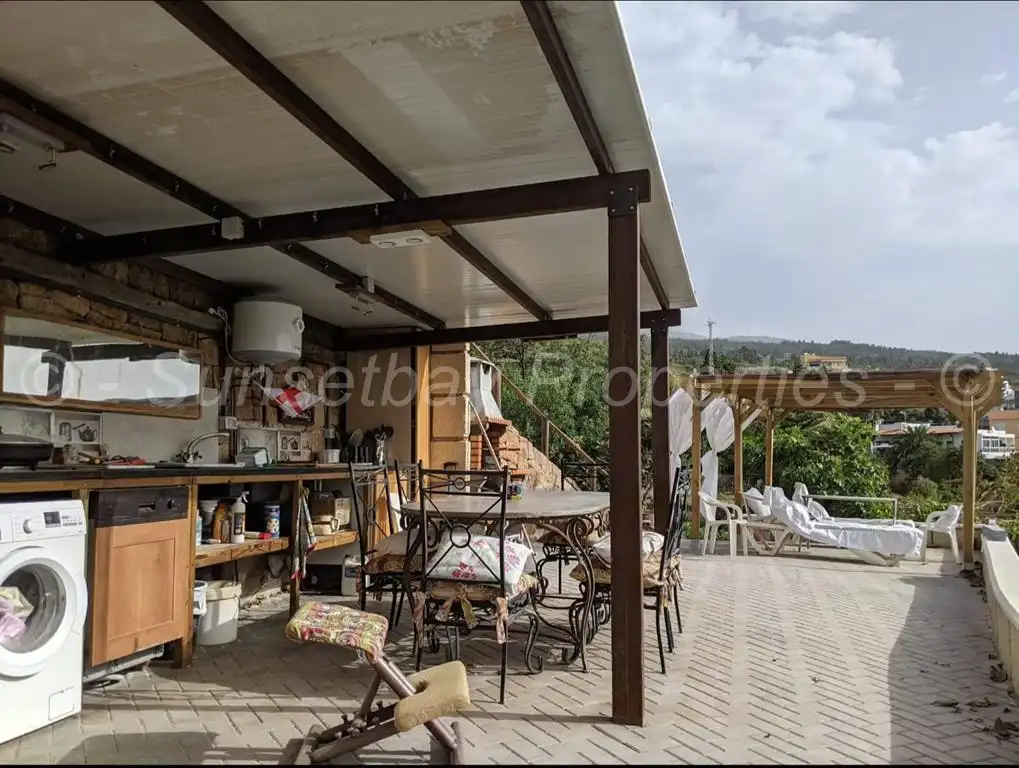 Terraza de Finca rústica en venta en Granadilla de Abona con Jardín privado, Terraza y Piscina