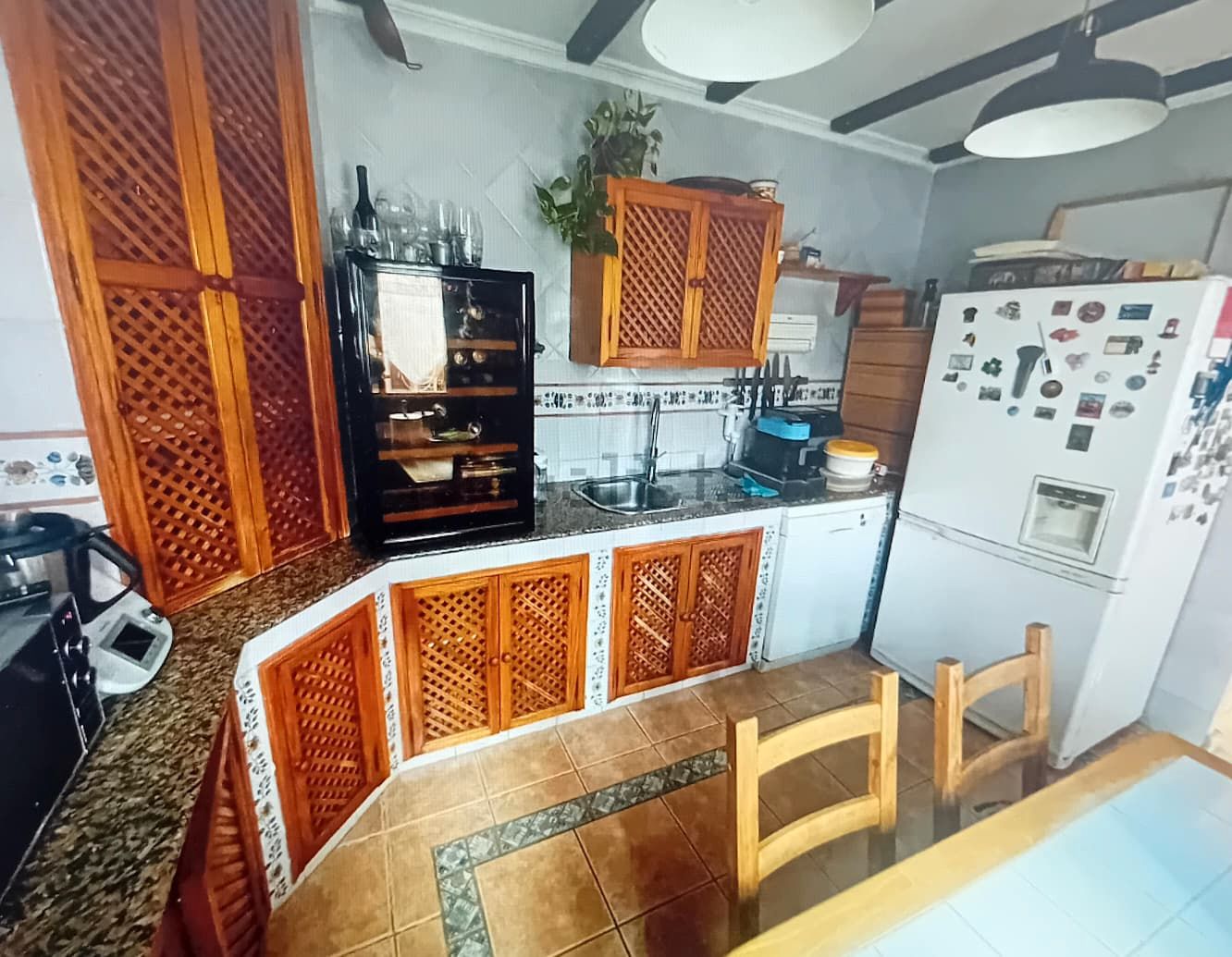 Cuina de Casa o xalet en venda en Málaga Capital amb Terrassa, Moblat i Balcó