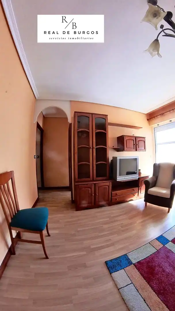 Sala de estar de Piso de alquiler en Valladolid con Calefacción, Terraza y Amueblado