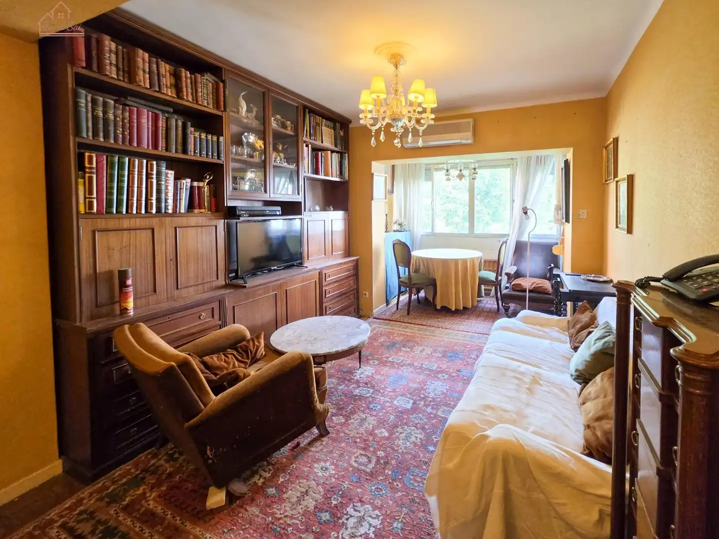 Living room of Flat for sale in Madrid  with Heating and Furnished