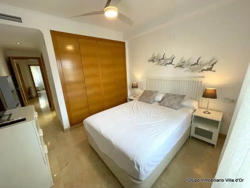 Schlafzimmer von Wohnungen zur Miete in Dénia mit Klimaanlage, Heizung und Terrasse