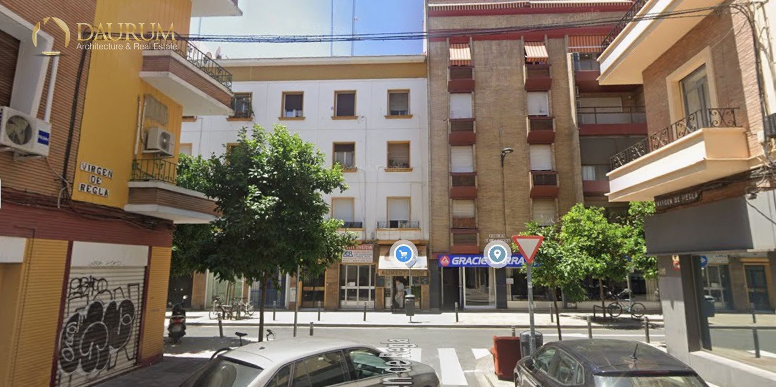 Vista exterior de Pis en venda en  Sevilla Capital amb Aire condicionat i Terrassa