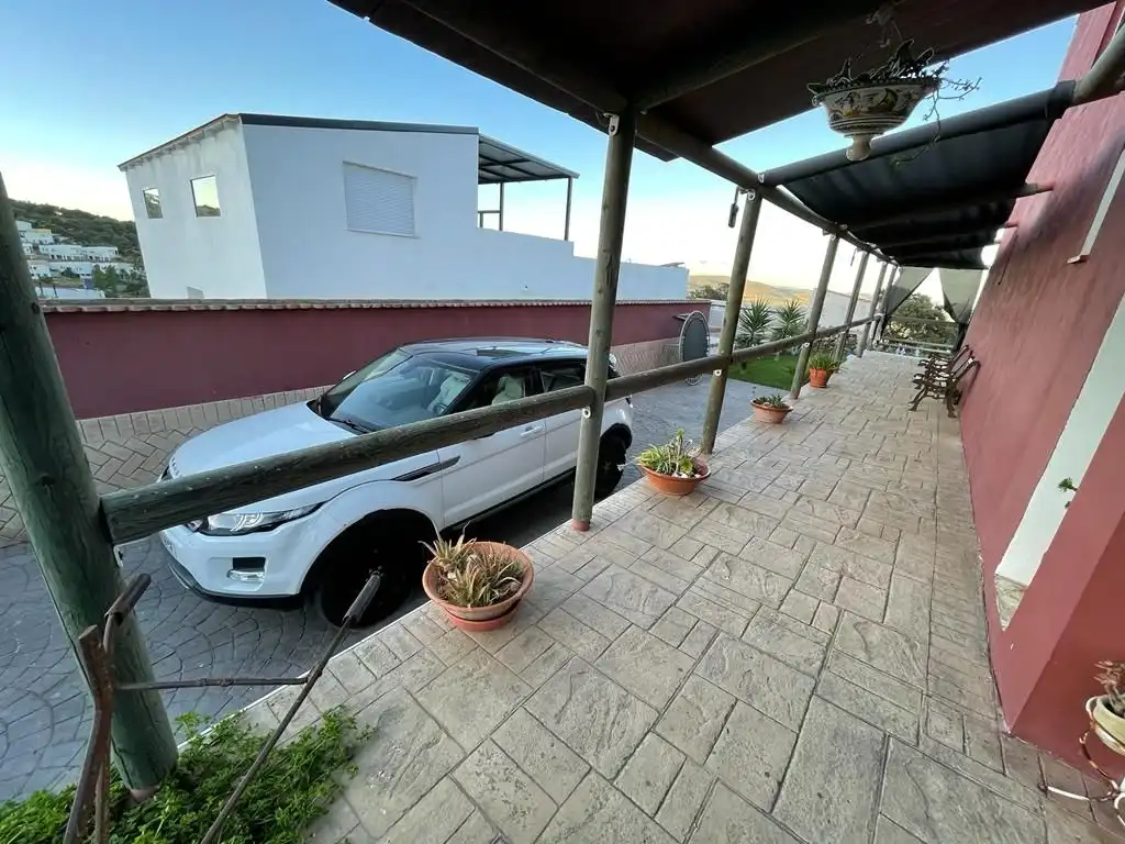 Terrace of Houses for sale in El Castillo de las Guardas  with Air Conditioner, Heating and Private garden