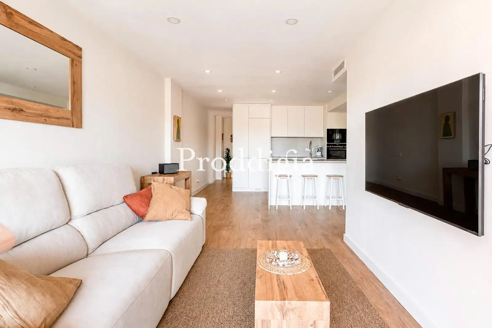 Sala de estar de Piso en venta en Rubí con Aire acondicionado, Calefacción y Terraza