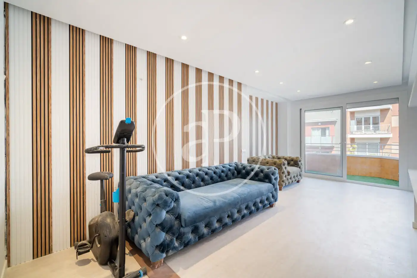 Sala de estar de Dúplex en venta en Barcelona con Aire acondicionado, Calefacción y Terraza