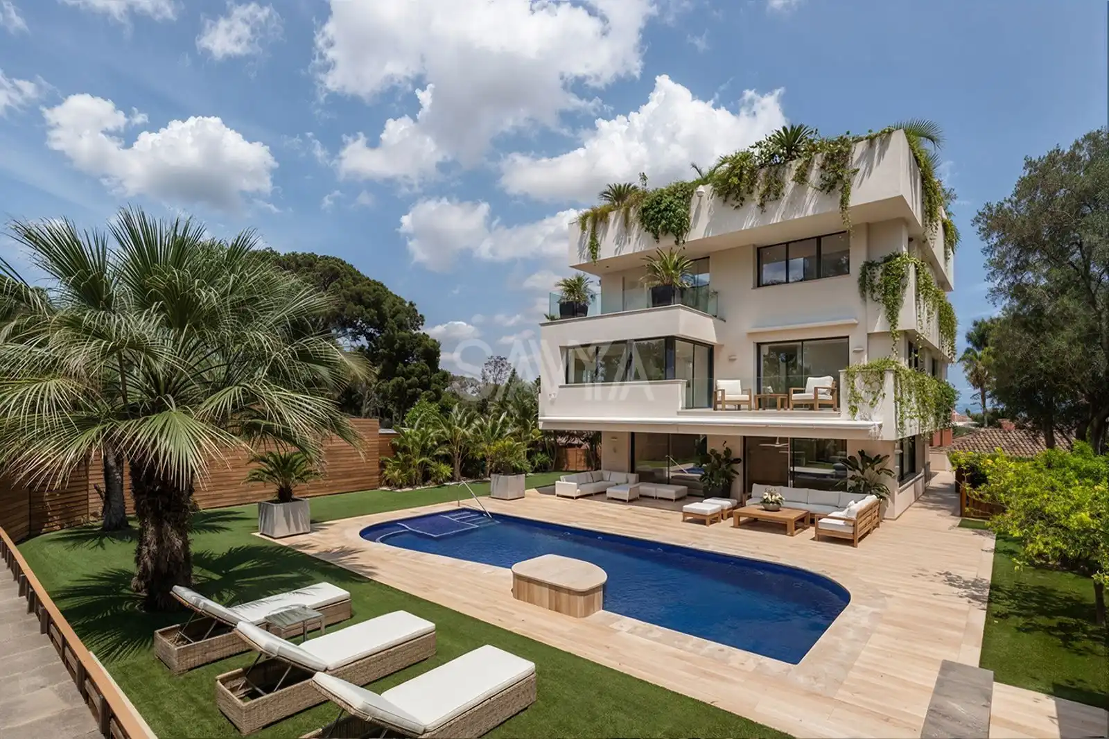 Jardí de Casa o xalet en venda en Barcelona amb Aire condicionat, Calefacció i Jardí privat