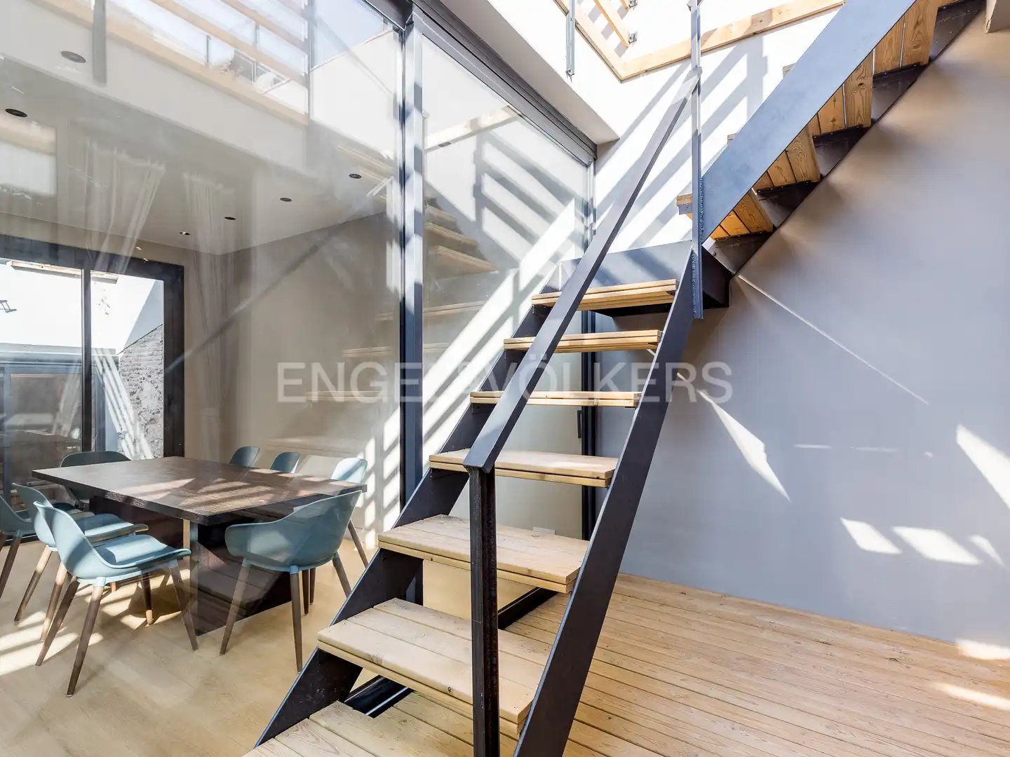 Terraza de Piso de alquiler en Barcelona con Aire acondicionado, Calefacción y Parquet