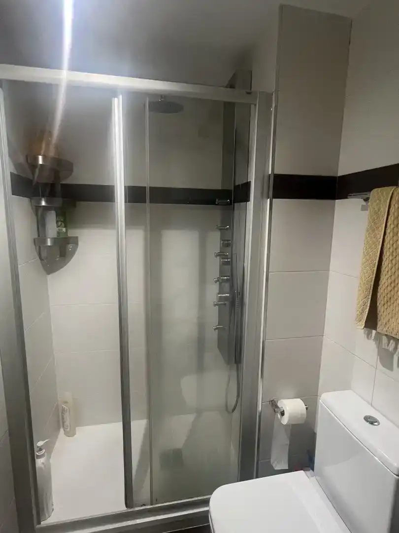 Baño de Piso de alquiler en Alcobendas con Jardín privado, Trastero y Piscina