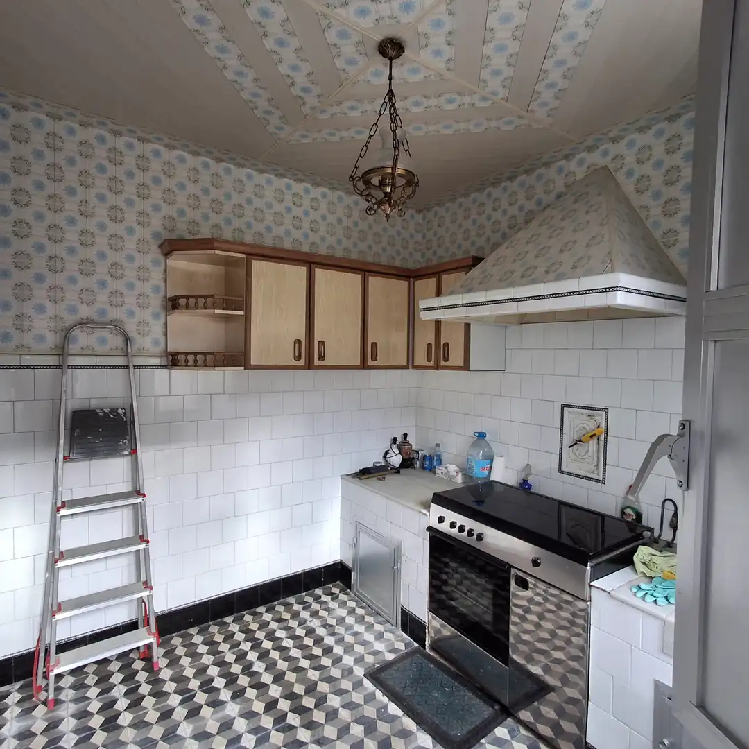Cocina de Casa o chalet en venta en Boiro con Jardín privado, Terraza y Trastero