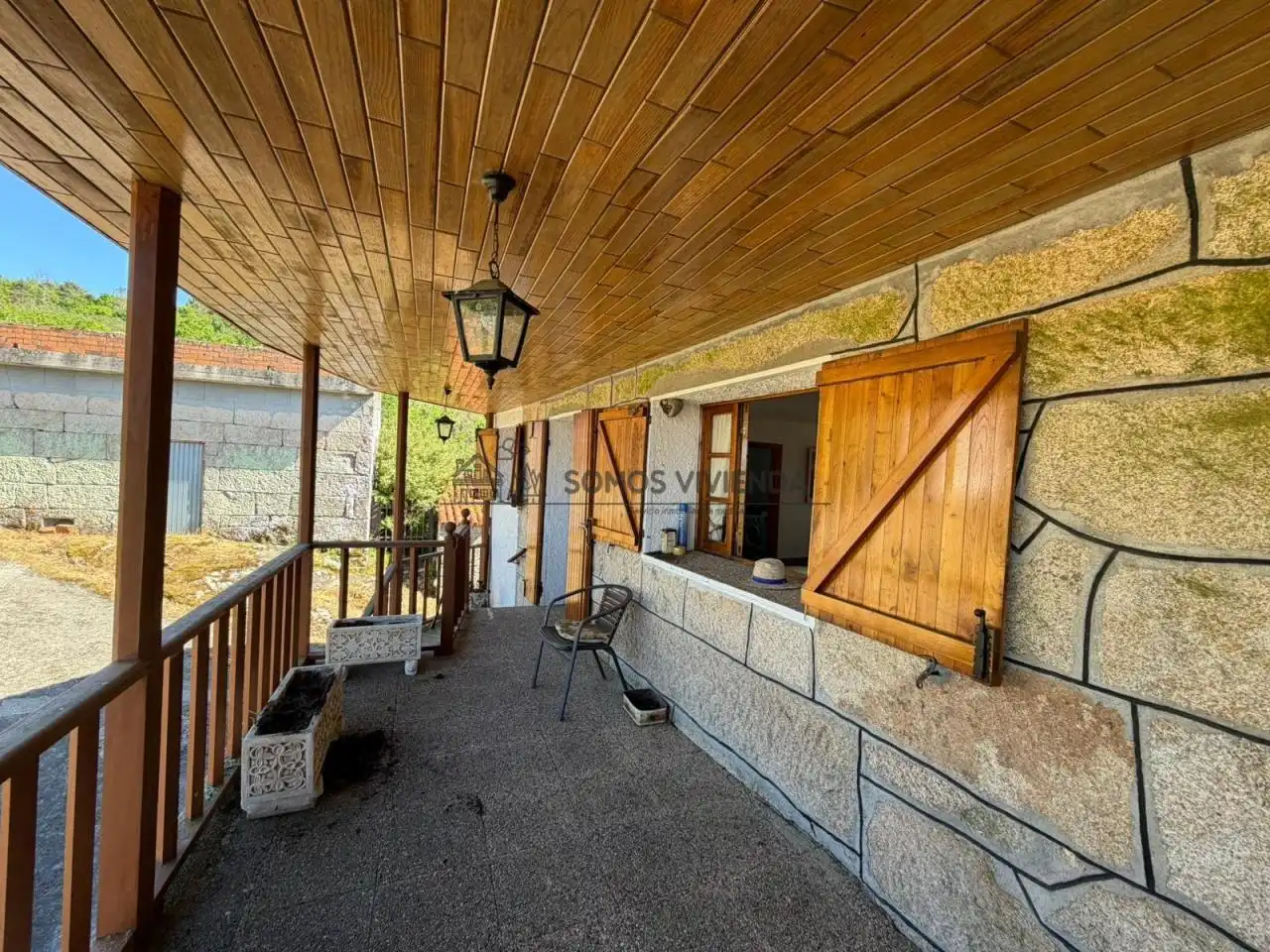 Terraza de Casa o chalet en venta en Nogueira de Ramuín con Calefacción, Trastero y Amueblado