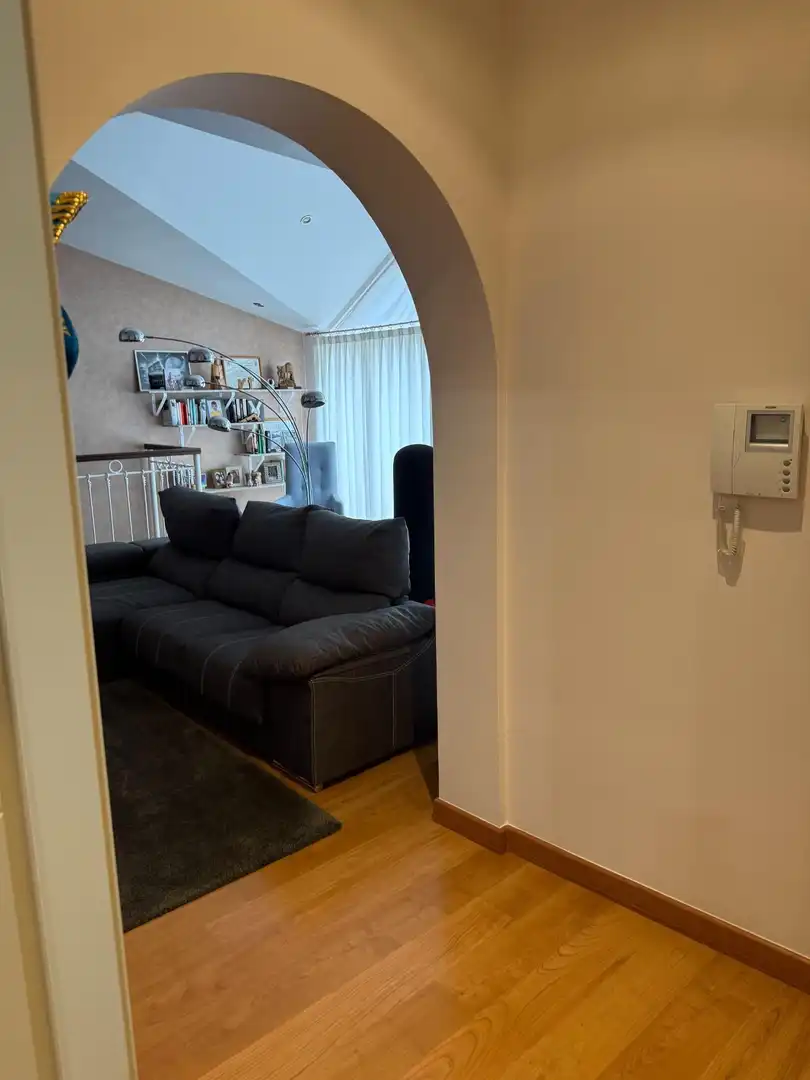 Sala d'estar de Casa adosada en venda en Mocejón amb Aire condicionat, Jardí privat i Terrassa