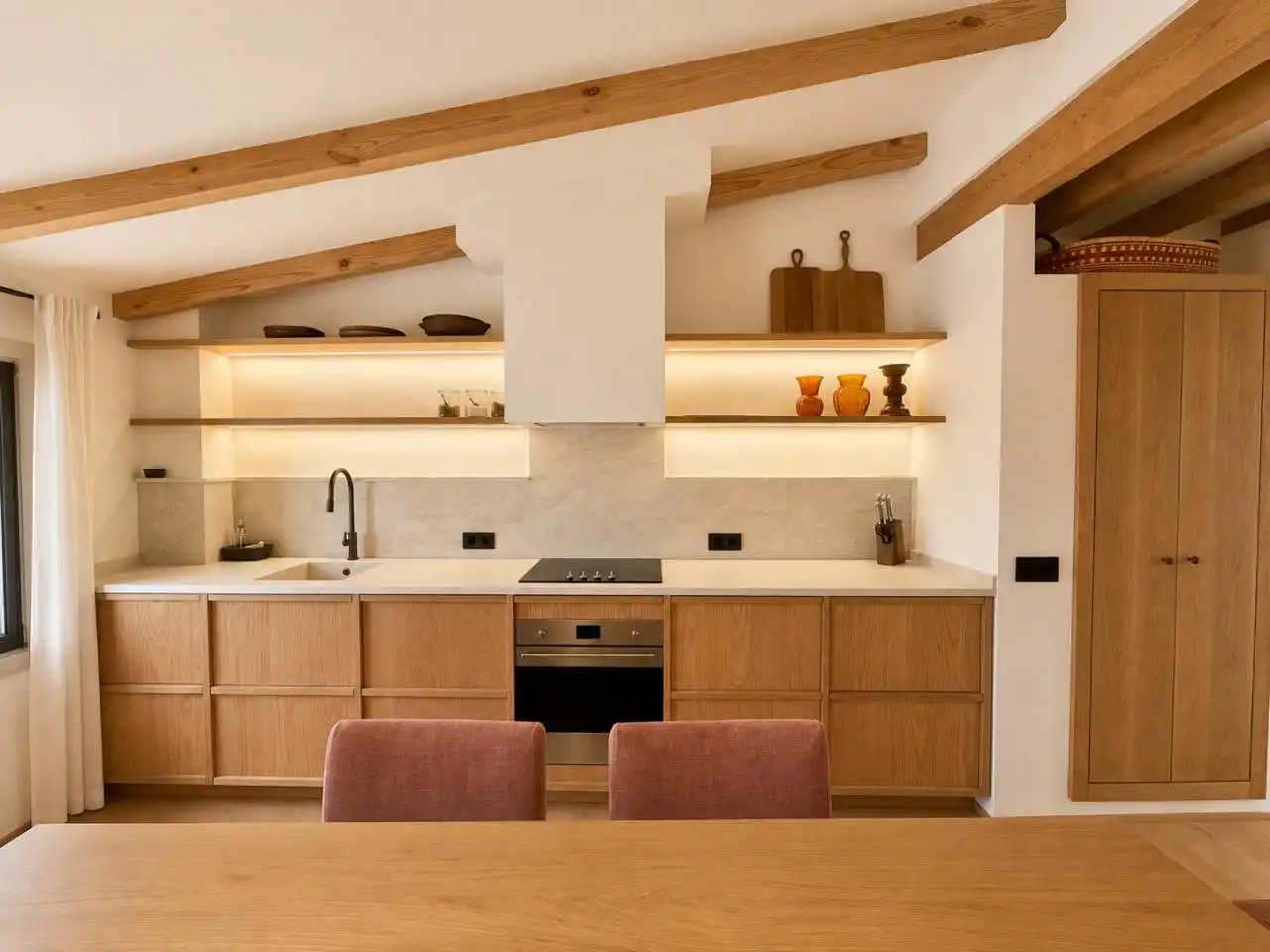 Cocina de Ático en venta en  Palma de Mallorca con Aire acondicionado, Calefacción y Parquet