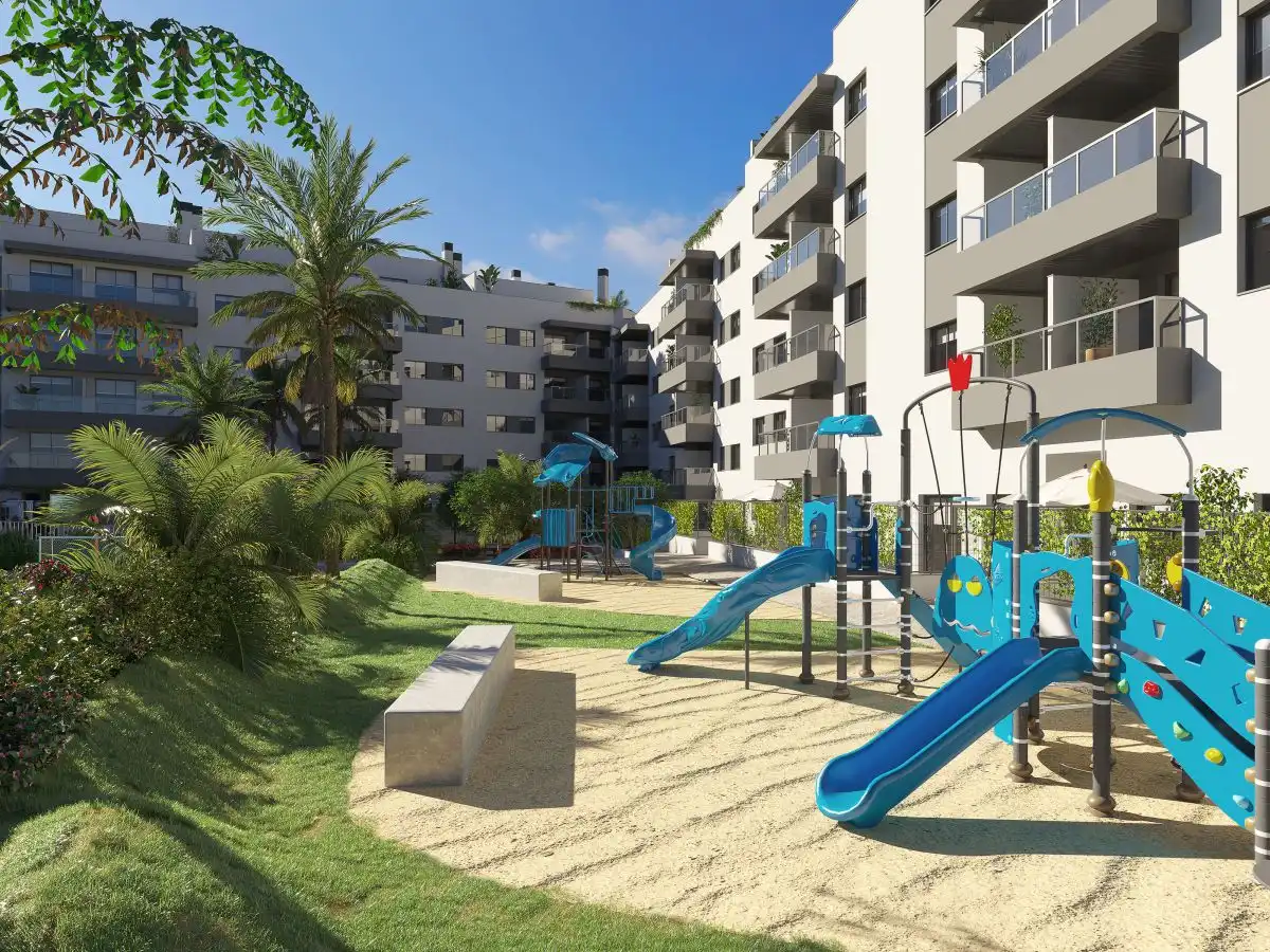 Exterior view of Flat for sale in Mijas  with Air Conditioner, Heating and Terrace