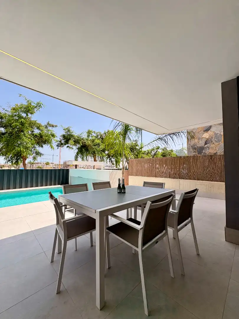 Terrassa de Casa o xalet en venda en Torre-Pacheco amb Aire condicionat, Calefacció i Jardí privat