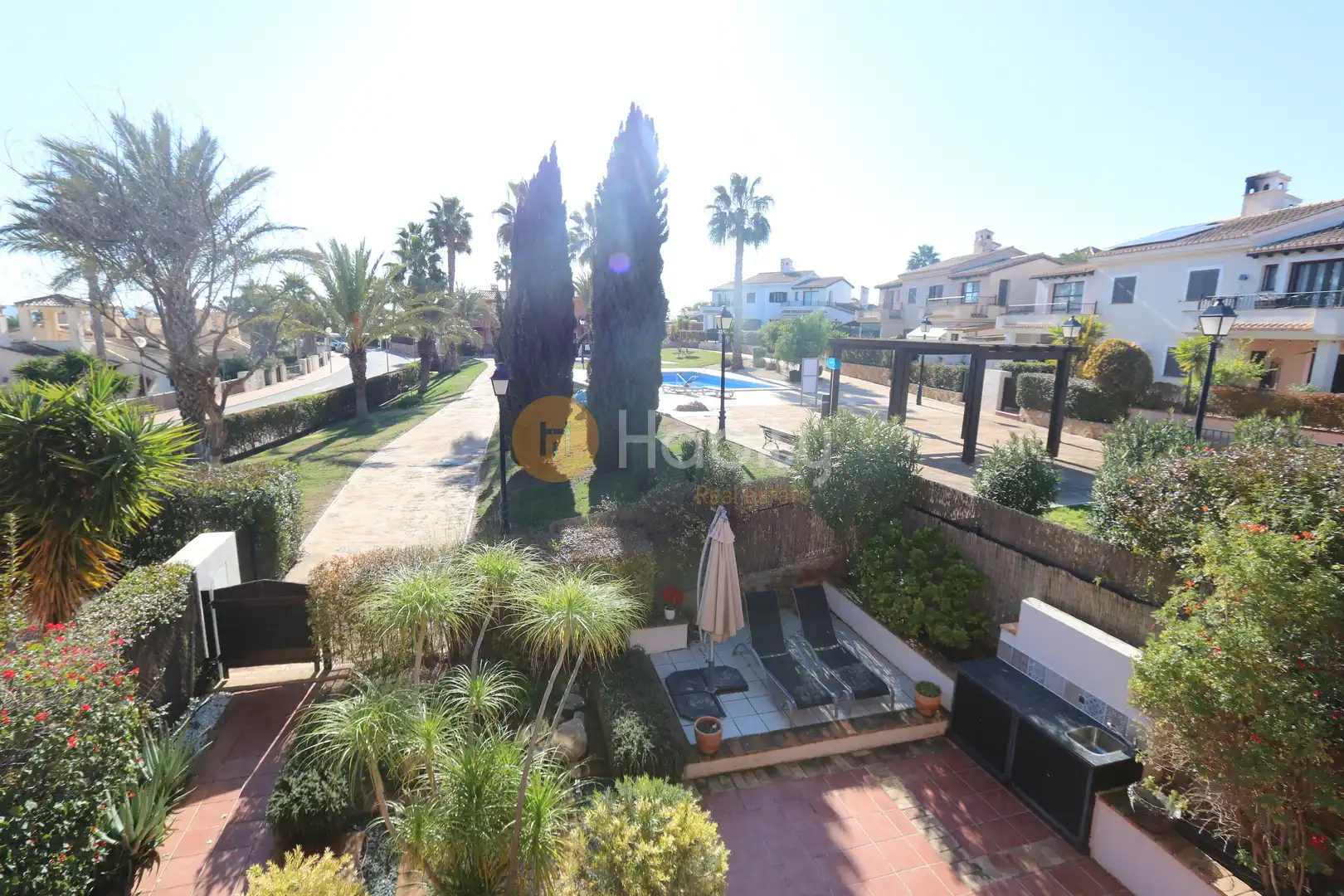 Garden of Detached homes for sale in Fuente Álamo de Murcia  with Air Conditioner, Heating and Private garden