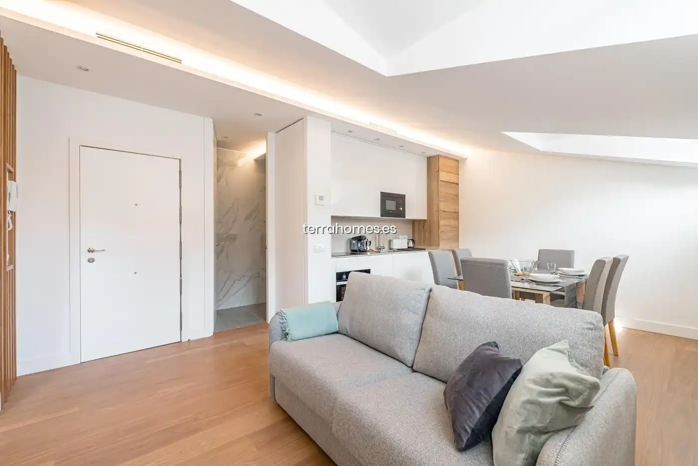 Sala de estar de Apartamento en venta en Madrid con Aire acondicionado y Amueblado