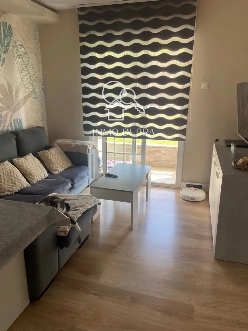 Sala de estar de Piso en venta en Castrillón con Terraza, Amueblado y Horno