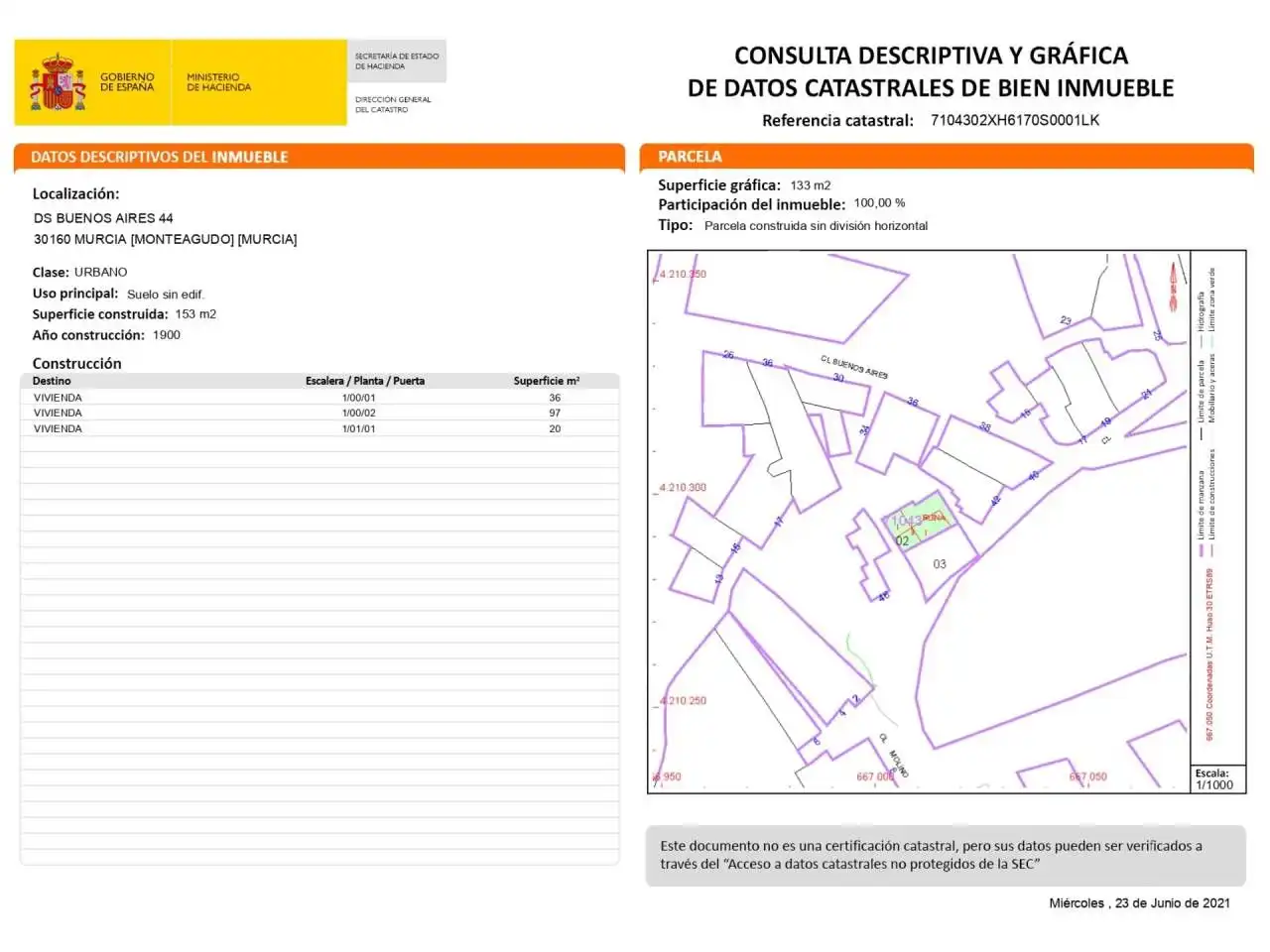 Residential land for sale in Pedanías Norte, imagen 3